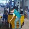 Xe nâng điện ngồi lái
