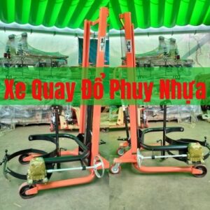 Xe nâng thùng phuy nhựa