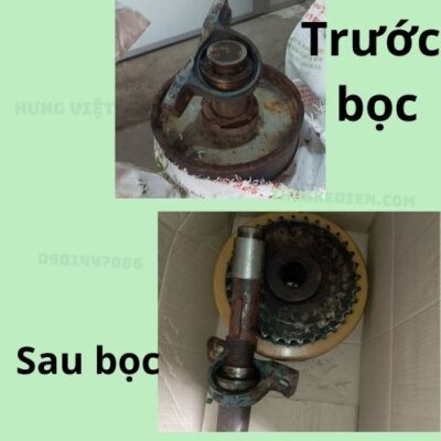bánh bể lắng và trục lăn